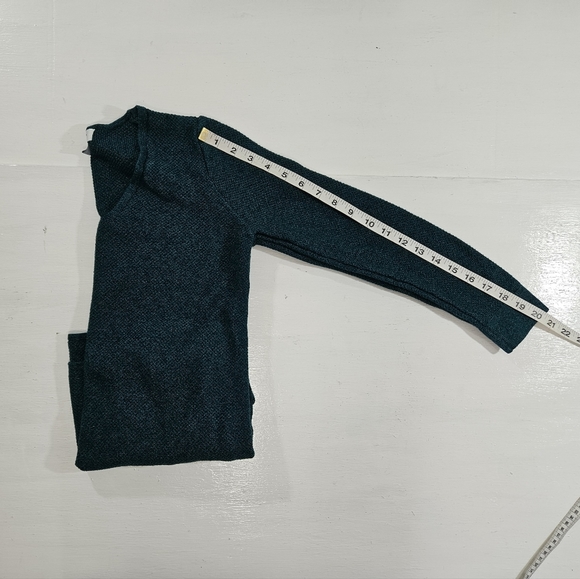 Old Navy green v-neck high-low sweater women's size medium - Picture 5 of 7